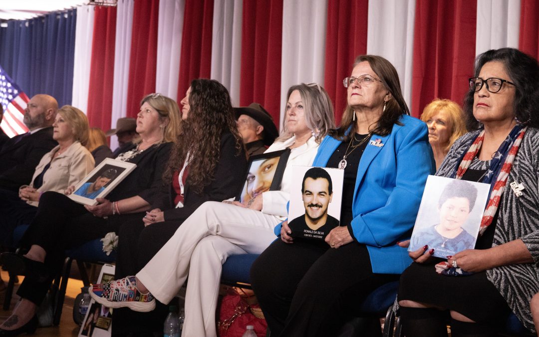 Angel moms whose kids were killed by illegal immigrants celebrate Trump’s White House lawn ‘justice’ crusade
